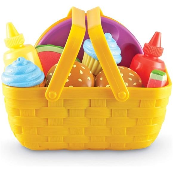 New Sprout Picnic Set-15 Pieces, Ages 18+ months, Pretend Play Food for Toddlers - Picture 3 of 7